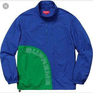 Supreme corner half zip